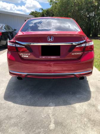 Red 2016 Honda Accord for sale in Port Saint Lucie, FL – photo 3