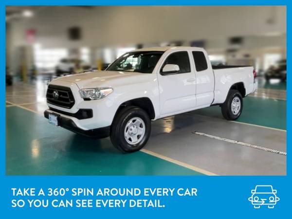 2020 Toyota Tacoma Access Cab SR Pickup 4D 6 ft pickup White for sale in Riverdale, IL – photo 3