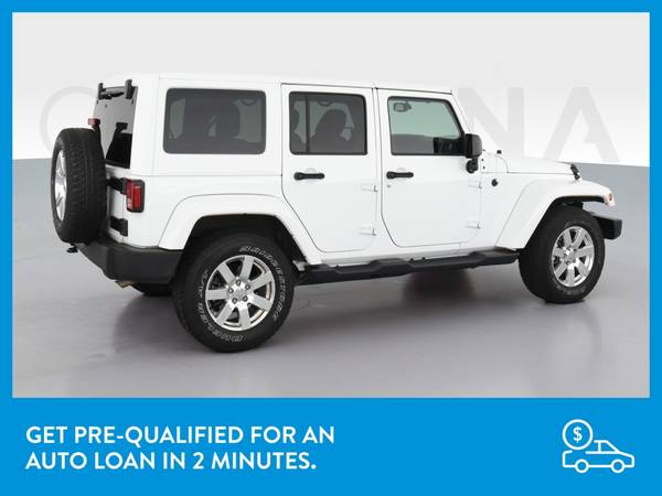 2016 Jeep Wrangler Unlimited Sahara Sport Utility 4D suv White for sale in Arlington, District Of Columbia – photo 9