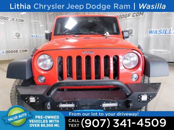2015 Jeep Wrangler Unlimited 4WD 4dr Sport - - by for sale in Wasilla, AK – photo 3