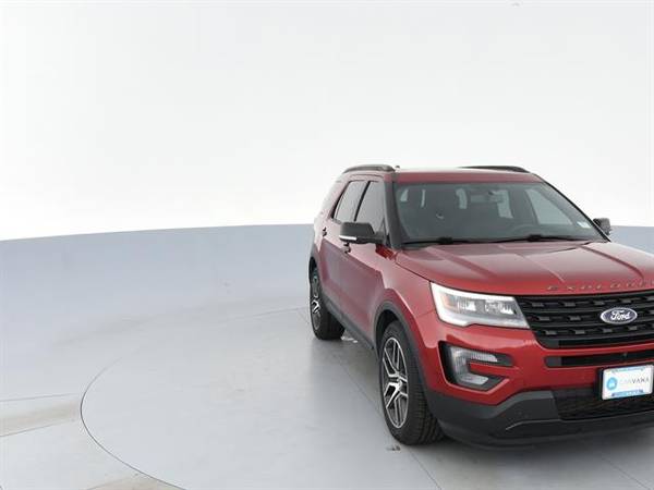 2017 Ford Explorer Sport SUV 4D suv Red - FINANCE ONLINE - cars &... for sale in Atlanta, WY – photo 3