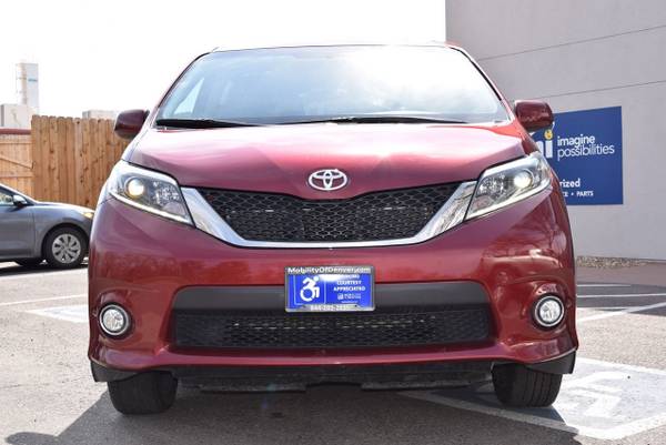 2017 Toyota Sienna SE FWD 8-Passenger RED - - by for sale in Denver, NM – photo 4