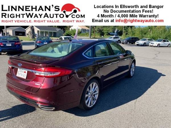2017 Ford Fusion Platinum - - by dealer for sale in Bangor, ME – photo 10