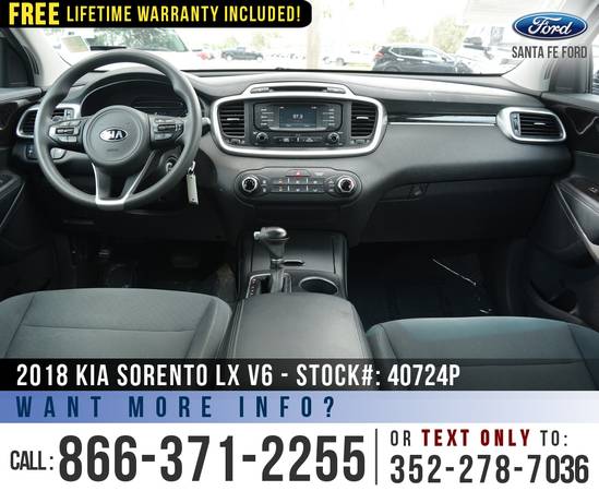 *** 2018 KIA SORENTO LX SUV *** Bluetooth - Cruise Control - SIRIUS... for sale in Alachua, FL – photo 15