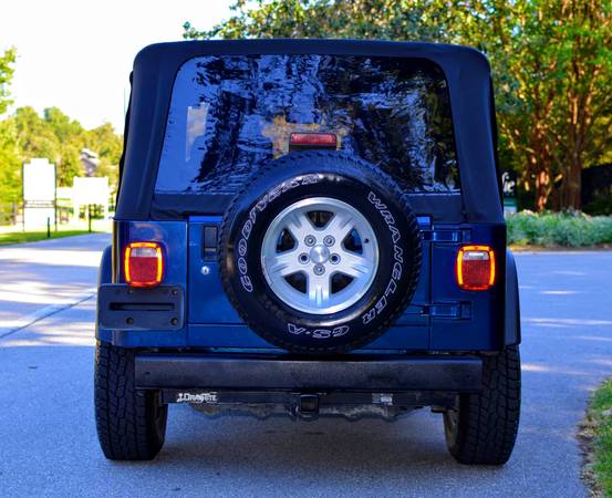2004 JEEP WRANGLER SPORT, 4.0L 6 CYL. 5 SPEED, NEW TOP, NEW TIRES for sale in Wilmington, NC – photo 5