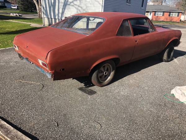 1969 Chevy Nova Project - cars & trucks - by owner - vehicle... for sale in Deer Park, NY – photo 5