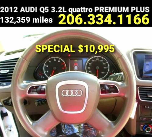 2012 AUDI Q5 quattro PREMIUM PLUS BLOWOUT - cars & trucks - by... for sale in Lynnwood, WA – photo 8