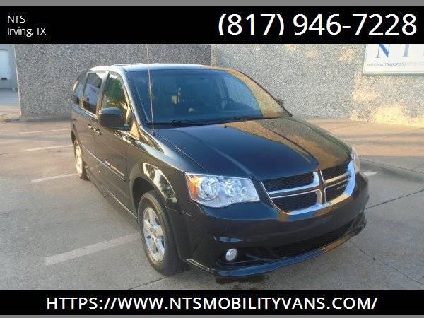 12 DODGE GRAND CARAVAN HANDICAPPED WHEELCHAIR MOBILITY MANUAL RAMP VAN for sale in Irving, MS – photo 3