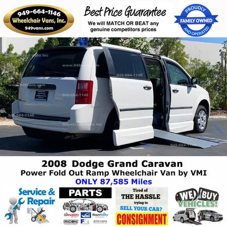 2008 Dodge Grand Caravan Power Ramp Side Loading Wheelchair Van for sale in Laguna Hills, CA – photo 4