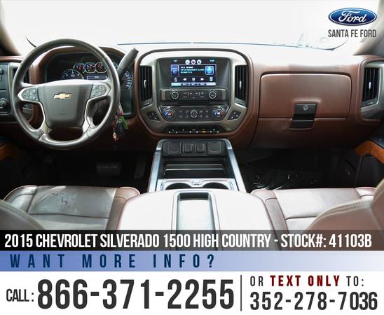 2015 Chevy Silverado 1500 High Country Leather Seats for sale in Alachua, FL – photo 14