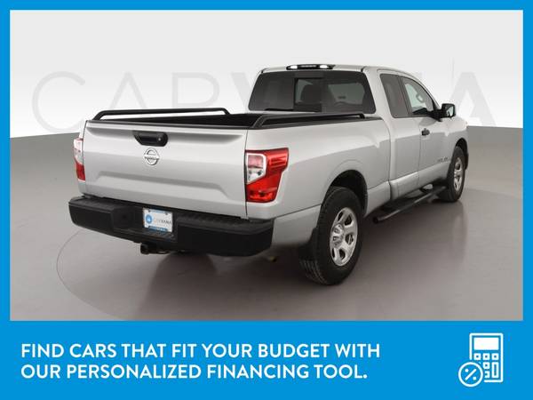 2017 Nissan Titan King Cab S Pickup 4D 6 1/2 ft pickup Silver for sale in West Palm Beach, FL – photo 8