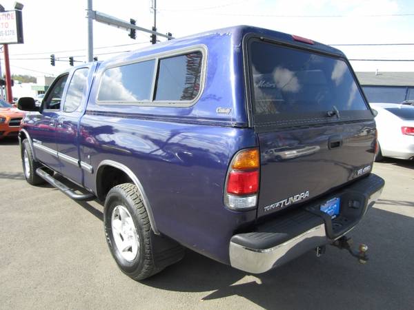 2000 Toyota Tundra Access Cab V8 Auto SR5 4X4 BLUE 2 OWNER CANOPY for sale in Milwaukie, OR – photo 9