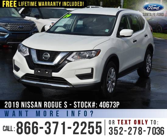 2019 NISSAN ROGUE S Bluetooth, Cruise Control, Camera - cars for sale in Alachua, FL – photo 3