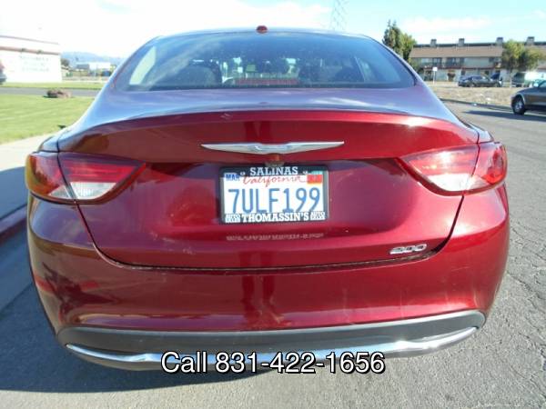 2015 Chrysler 200 4dr Sdn Limited FWD - cars & trucks - by dealer -... for sale in Salinas, CA – photo 4