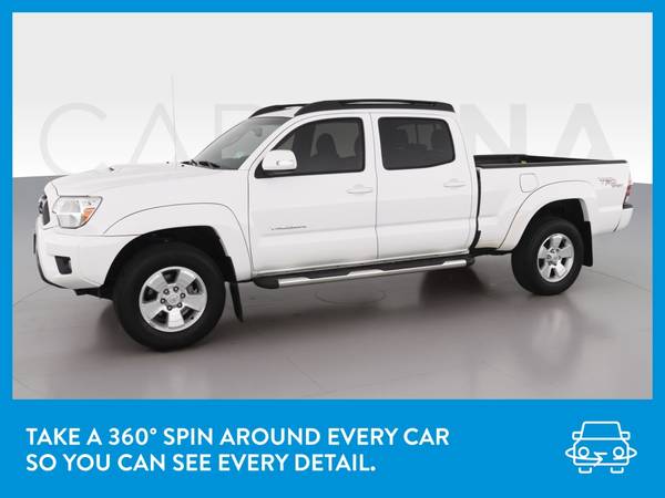 2013 Toyota Tacoma Double Cab PreRunner Pickup 4D 6 ft pickup White for sale in Jackson, TN – photo 3