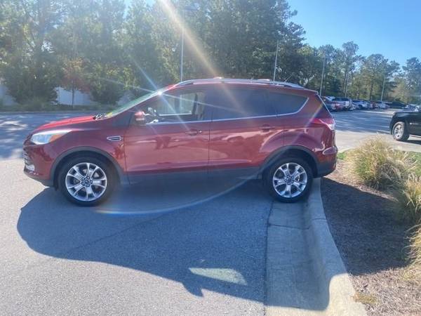 2015 Ford Escape Titanium suv Red - cars & trucks - by dealer -... for sale in Goldsboro, NC – photo 5