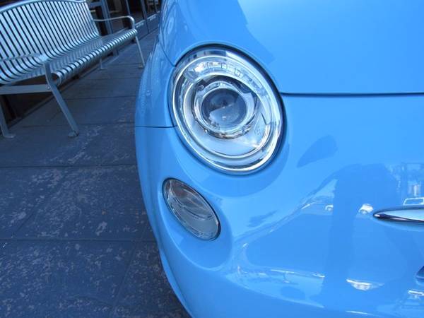 2017 FIAT 500e hatchback Celeste Blu (Retro Light Blue) - cars & for sale in San Diego, CA – photo 14