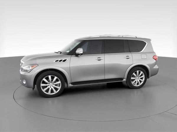 2014 INFINITI QX80 Sport Utility 4D suv Silver - FINANCE ONLINE -... for sale in South El Monte, CA – photo 4