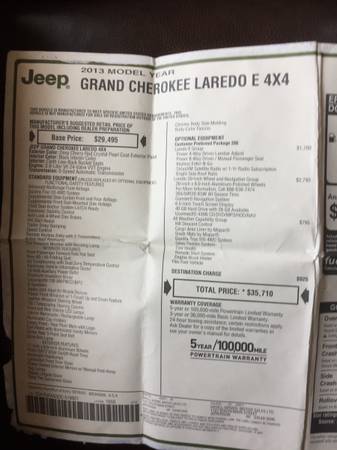 2013 Jeep Grand Cherokee Laredo for sale in Galena, IA – photo 6