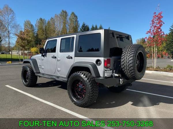 2016 JEEP WRANGLER UNLIMITED 4WD SUV SPORT 4X4 TRUCK *LIFTED, CUSTOM* for sale in Buckley, WA – photo 5