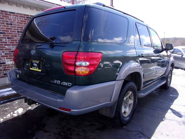 2001 Toyota Sequoia SR5 4x4, 281k Miles, Auto, Green/Tan Leather,... for sale in Franklin, NH – photo 3