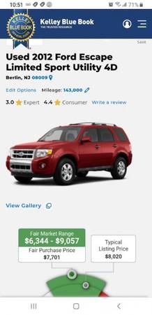 2012 FORD ESCAPE LIMITED - - by dealer - vehicle for sale in Berlin, NJ – photo 10