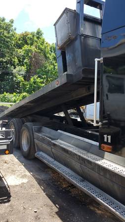 1996 Flatbed Tow Truck Freightliner FLD120 - cars & trucks - by... for sale in Miami, FL – photo 18