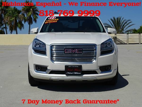 2013 GMC Acadia Denali Pearl White, Dual Sun Roof, Heated/Cooled... for sale in North Hollywood, CA – photo 2