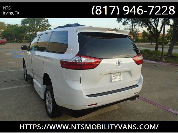 2017 TOYOTA SIENNA MOBILITY HANDICAPPED WHEELCHAIR POWER RAMP VAN for sale in irving, TX – photo 7