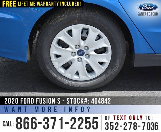 2020 FORD FUSION S *** $3,000 off MSRP! Bluetooth, SYNC, Camera ***... for sale in Alachua, FL – photo 19