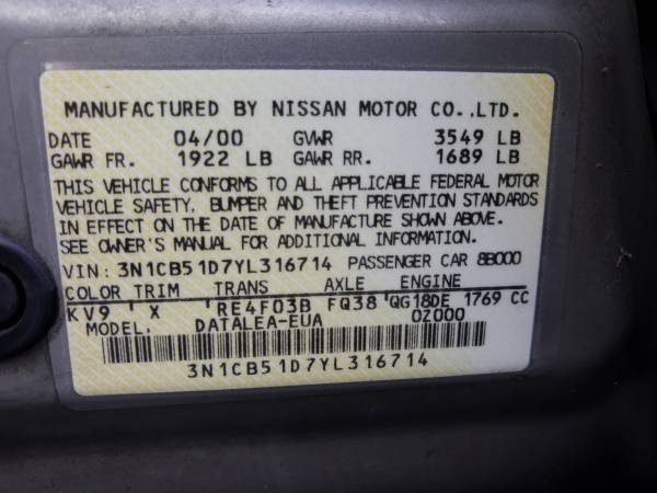2001 NISSAN SENTRA, 4-CYLINDER, AUTOMATIC, 113K MILES - cars & for sale in Whitman, MA – photo 20