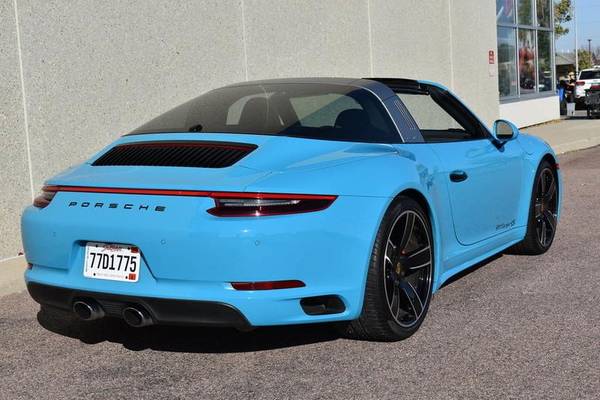 2017 Porsche 911 Targa 4S **$176K MSRP** Miami Blue 6K Miles for sale in Sioux Falls, MN – photo 3