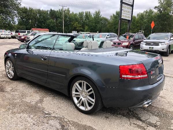 2007 AUDI S4 CONVERTIBLE+LOW MILES+SERVICED+340HP+FINANCING+WARRANTY for sale in CENTER POINT, IA – photo 5