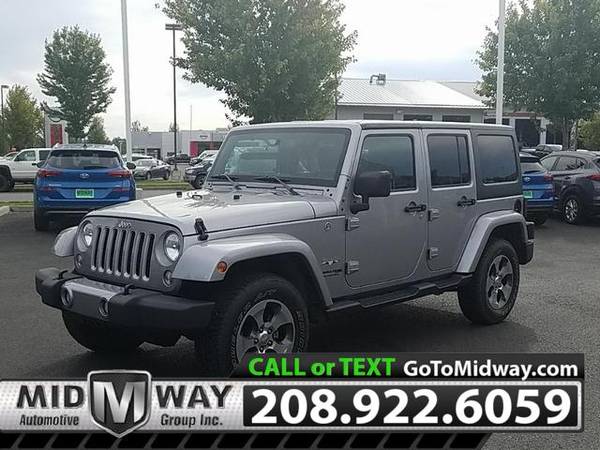 2018 Jeep Wrangler Unlimited Sahara - SERVING THE NORTHWEST FOR OVER... for sale in Post Falls, ID – photo 7