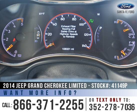 2014 Jeep Grand Cherokee Limited Touchscreen - Camera for sale in Alachua, FL – photo 17