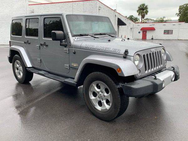 2014 Jeep Wrangler Unlimited Sahara 4x4 4dr SUV 100% CREDIT APPROVAL! for sale in TAMPA, FL – photo 4