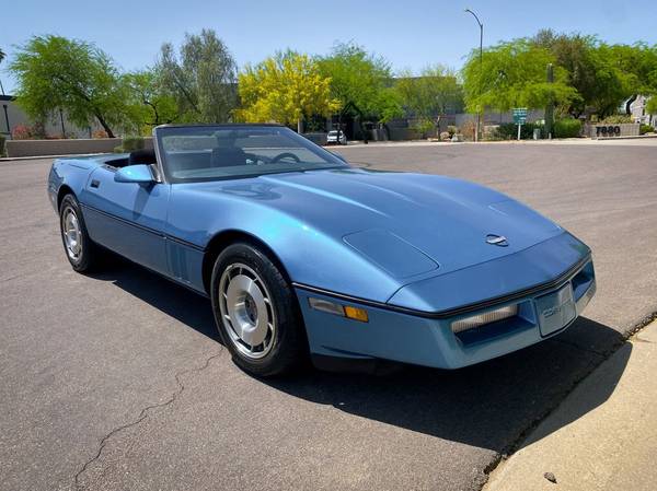 1987 Chevrolet Corvette - Nassau Blue - 1 Owner - AZ Vehicle! for sale in Scottsdale, AZ – photo 3