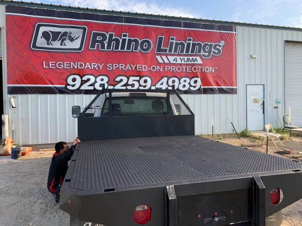 Flat beds/ Work beds Rhino Lined - cars & trucks - by owner -... for sale in Yuma, AZ – photo 2