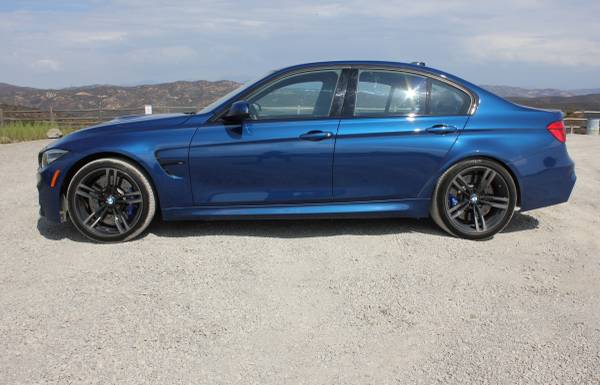 2018 BMW M3 F80 Competition *Individual AVUS Blue Metallic* 5k Miles for sale in San Diego, CA – photo 4