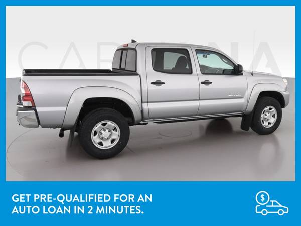 2015 Toyota Tacoma Double Cab PreRunner Pickup 4D 5 ft pickup Silver for sale in Arlington, District Of Columbia – photo 9