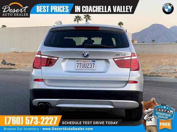 PRICE BREAK on this 2013 BMW X3 xDrive28i AWD 75,000 MILES xDrive28i... for sale in Palm Desert , CA – photo 9