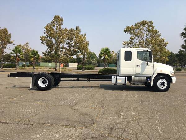 2012 HINO 268A 6 SEATER CREWCAB PTO READY CAB & CHASSIS **118k... for sale in Fairfield, CA – photo 2