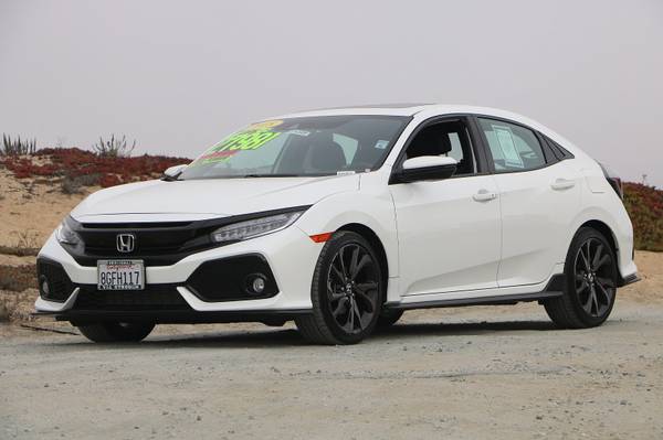 2018 Honda Civic Hatchback White Good deal!***BUY IT*** - cars &... for sale in Monterey, CA – photo 9