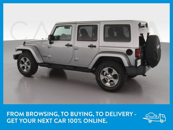 2017 Jeep Wrangler Unlimited Sahara Sport Utility 4D suv Silver for sale in Albany, NY – photo 5