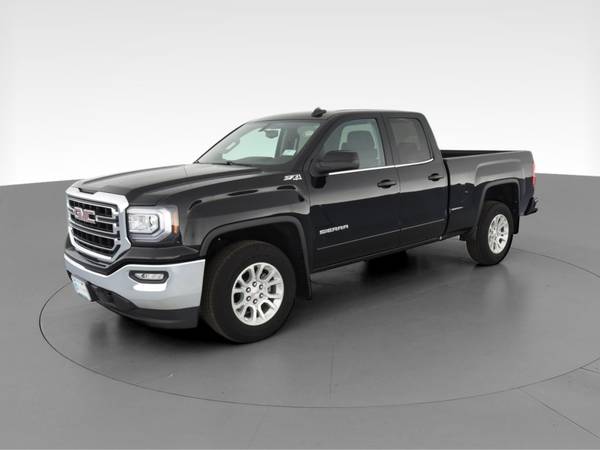 2018 GMC Sierra 1500 Double Cab SLE Pickup 4D 6 1/2 ft pickup Black... for sale in Hartford, CT – photo 3