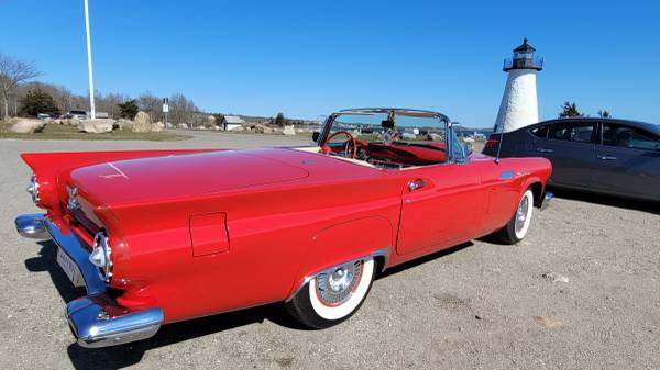 1957 Red Ford Thunderbird Convertible Body Off Resto EX CONDITION for sale in Marion, MA – photo 10