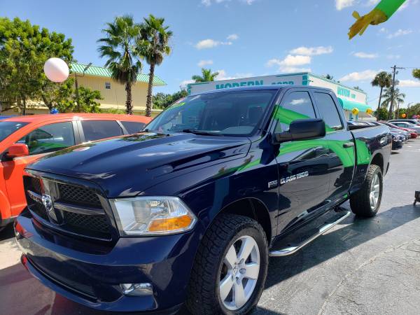 2012 Ram Express Quad Cab 4x4 -99k mi.-Tow Pkg, Bedliner, EXTRA CLEAN for sale in Fort Myers, FL – photo 3