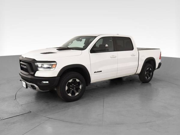 2019 Ram 1500 Crew Cab Rebel Pickup 4D 5 1/2 ft pickup White -... for sale in Placerville, CA – photo 3