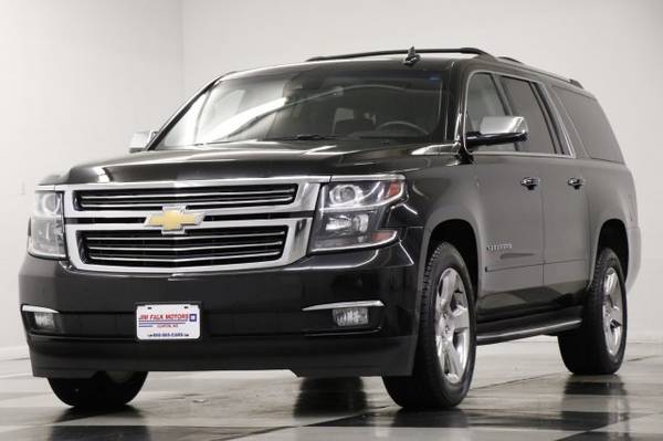 *SLEEK Black SUBURBAN 4X4 w LEATHER* 2018 Chevy *CAMERA & 7 SEATS* for sale in Clinton, MO – photo 13