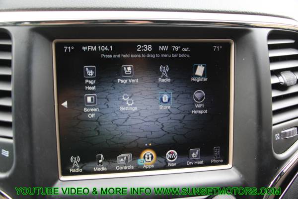 2016 JEEP GRAND CHEROKEE LIMITED 75TH NAVIGATION LEATHER SUNROOF 22K M for sale in Milan, TN – photo 16